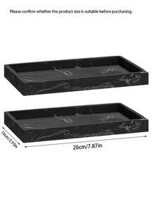 3M 1 Miếng Đen Hoa văn đá cẩm thạch Silicone Lưu trữ phòng tắm Cái mâm Đối với , Phòng vệ sinh Xe tăng Và Bản trang điểm - Nhiều màu - Xem 12