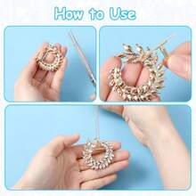 Brooch To Pendant Converter 4Pcs Pins To Pendant Gold And Silver Alloy Set With 1 Silicone Tube Hose Tool For Women Transforming Brooches Into Elegant Necklaces - 金銀 - 查看 5