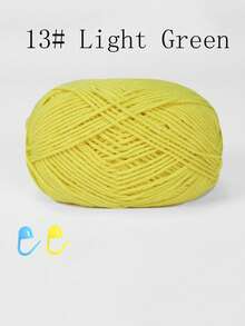 1/3包 50克 4股钩针线，带记号扣的钩针线，初学者钩针套装，多包装编织线，优质腈纶线，柔软钩针线，DIY工艺品，围巾（配饰颜色随机）