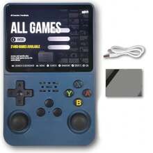 Byteuni R36S 复古掌上游戏机,3.5英寸IPS屏幕,3500mAh长效电池,内置20000+经典游戏,开源Linux系统,便携式掌上游戏机,口袋视频播放器,1个装 - 多色 - 彩色 - 查看 26