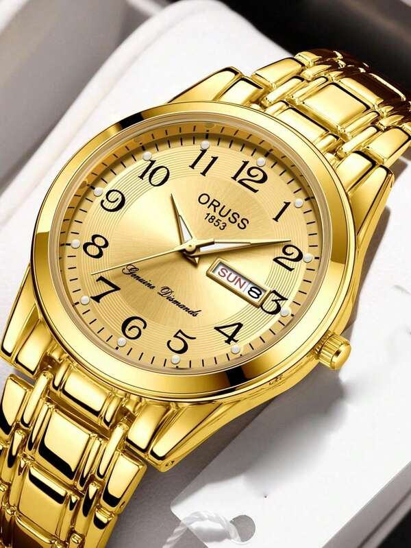 ساعة يد رياضية خارجية يدوية غير آلية فاخرة ذات تقويم رقمي مزدوج، ساعة رجالية، ساعة يد يونيسكس