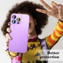 ZYONS 6pcs Glow In The Dark Camera Lens Protector Film, Compatible With IPhone 17 Pro Max/17 Air/16 Pro Max/16E/15 Pro Max/14/13/12/11 Series, 9 Random Colors, Multi-Color Luminous, Camera Accessories, Freely Combinable, Compatible With Phone Cases (Random Color), Suitable For Daily Protection, Office, Home Phone Camera, Waterproof, Shockproof, Anti-Fall, Anti-Scratch. - 6pcs - View 6