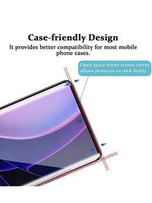4in1 2Pcs HD Curved Tempered Glass Film Phone Screen Protector And 2Pcs Phone Lens Glass Camera Protector Compatible With Redmi Note 15 Pro+Pro 5g 14 13/Holor X9A X9B X9C Magic 5/6/7 Lite 9H Explosion-Proof Scratch Resistant Support Fingerprint Recognition - Clear - View 10