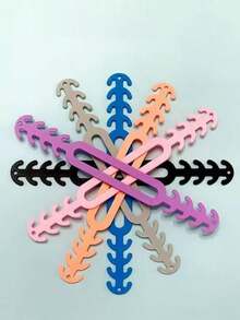 5PCS/10PCS/20PCS Random Color Disposable Mask Anti Pinch Hook Ear Protection Adjustable Buckle - Multicolor - View 2