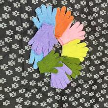 4 件土耳其浴身体去角质手套、面部磨砂手套、泡沫手套、淋浴刷、沐浴海绵、丝瓜络