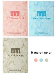 120/180色磁性指甲油展示册，可拆卸色卡盘，高端PU材质色卡展示册，配有120/180个磁性色卡头和1个编号标签，是美甲设计的理想之选。