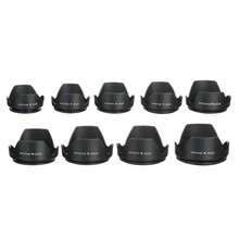 49mm 52mm 55mm 58mm 62mm 67mm 72mm 77mm 82mm Screwed Sunshade Lens Hood For Nikon Canon Olympus DSLR Camera - Multicolor - View 2