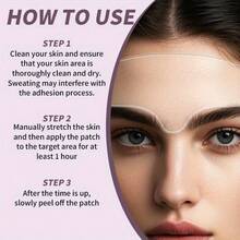 Silicone Forehead Patch, Forehead Wrinkle Patch, Facial Care Patch, Skin-Friendly, Portable For Sleeping Use, Smooth Skin, Enhance Skin Elasticity - Multicolor - View 5