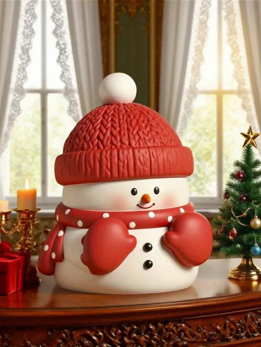 1 Stück Neue Weihnachtsserie Silikon Schneemann Kerzengießform, 3D schmelzender Schneemann Form zum Kerzengießen, Weihnachtsdekoration Basteln, Seife, Epoxidharz, DIY Basteln