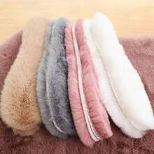 1 Pair Winter Warm Insole, Warm And Breathable Lining Shoe Insole, Warm Boot Insole, Fluffy Insole, Slipper Insole, Comfortable Thick Plush Shoe Pad - White - View 3