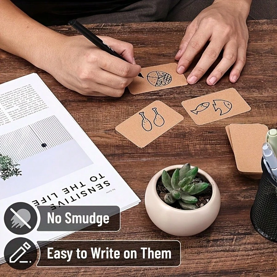 100pcs/Box Handmade Cards - High Quality Paper, Suitable For DIY Cards, Postcards, Bookmarks, Notes And Handmade Gifts - Durable And Multipurpose Souvenirs - Multicolor - View 1