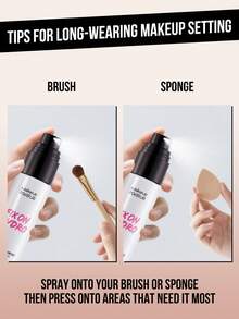 Misslyn Makeup POWER LAB 保湿定妆喷雾，保湿定妆喷雾，二合一喷雾，持久妆容，保湿，超细喷雾，亮泽妆效，玫瑰香味，舒缓轻盈，不结块，修复屏障，含透明质酸的细腻面部喷雾，多功能使用，清爽肌肤