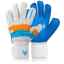 Soccer Goalie Goalkeeper Gloves – Pro-Level Super Superior Grip, Enhanced Finger Protection, Breathable & Durable Comfort For Training, Matches – Adult Sizes 6-10 - 白色 - 查看 1