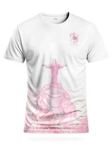 Brazil Special Edition Men's Soccer Jersey & Crew Neck Comfortable Sports Top, Suitable For Match, Football Training, Casual And Holiday Wear, Gift - Pink - View 3