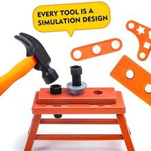 38 Sets Of Maifip Fake Pretend Play Tool Kits, Various Color Plastic Repair Tools, Educational Toys, Which Can Enhance Thinking And Practical Skills.