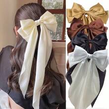 1/4/10/15pcs Women's Big Bow Hair Clip French Vintage Style Stylish And Elegant Bow Hair Accessories For Party School Hair Accessories, Claw Clips, Hair Claws, Clips For Hair, Hair Slide, Hair Barrettes