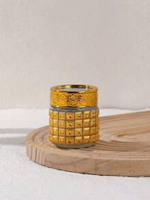 1Pc/1Set Light Luxury Metal Incense Burner, Middle Eastern Arabic Style Bakhoor Burner. Suitable For Home Decoration, Bedroom, Living Room (As Centerpiece), Office, Yoga Studio, Party, Creating An Elegant Atmosphere. It Can Also Be Used For Temple Decoration. This Aroma Burner Is An Ideal Gift For Holidays