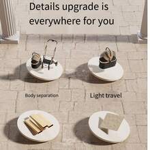 Cochecito para mascotas separable de alta gama con separación de bolsas multifuncional, ultraligero y fácil de transportar con recogida con un solo clic, cochecito para gatos y perros. - Verde militar - Ver 2