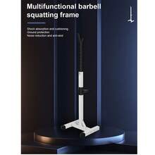 Soporte para mancuernas de altura regulable, color negro