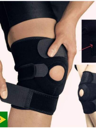 Joelheira Compressão Ortopedica Articulada Apoio Reforçado
