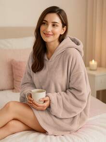 女士运动衫 - 米色 - 查看 4