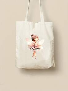 个性化姓名手提包芭蕾舞女演员芭蕾舞礼物日托尿布包定制特殊定制姓名返校包儿童包幼儿园。带有个性化姓名或节日海报的定制斜挎包。可以用独特的名字、字母、幸运数字等进行定制。 - 彩色 - 查看 9