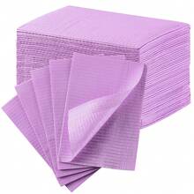 Bộ 200/125/100/50/20/10 miếng lót bàn làm móng dùng một lần, kích thước 13" x 17", khăn lau 3 lớp chống thấm nước cho tiệm làm móng, tấm phủ bàn xăm, dụng cụ làm móng nghệ thuật (Màu đen) - màu đen - Xem 15