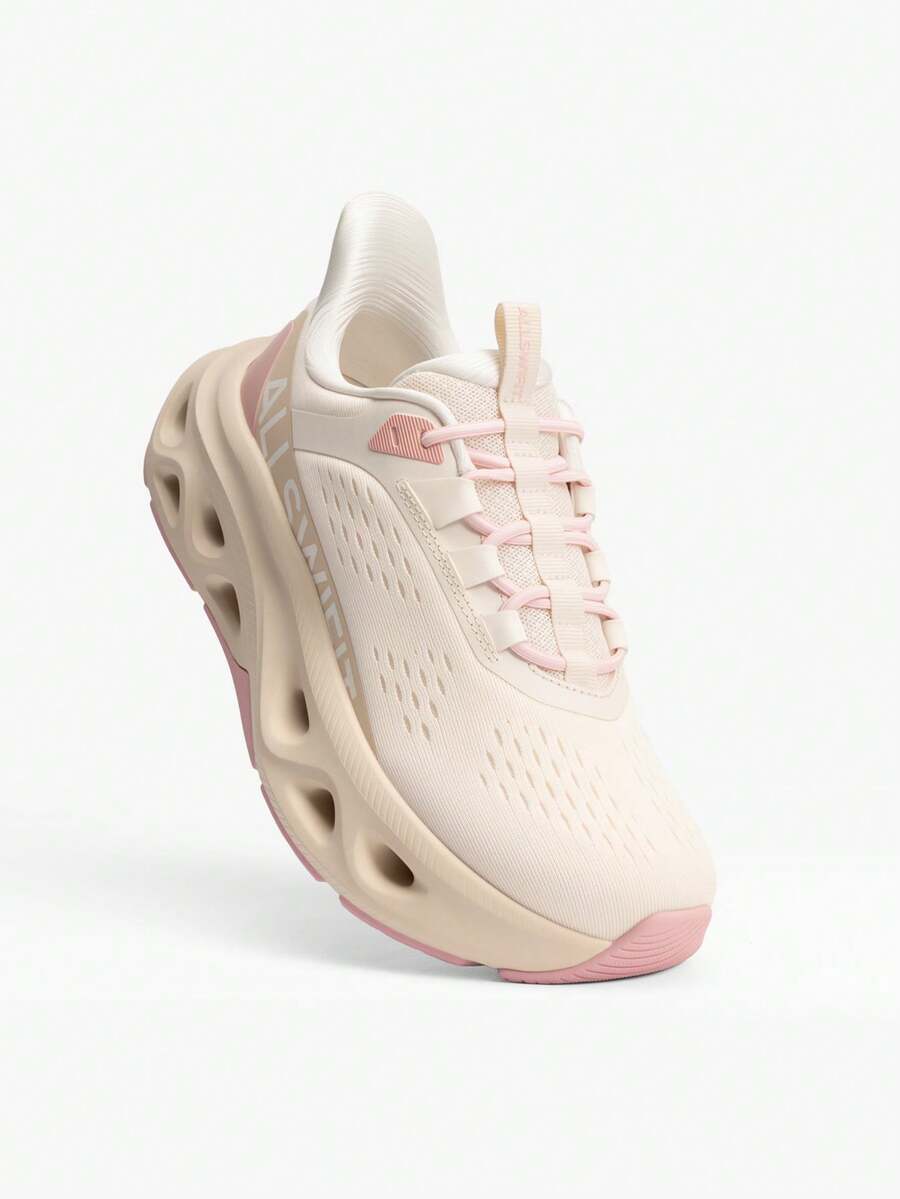 Women's Slip On Walking Shoes Hands Free Non Slip Comfort Workout Gym Athletic Casual Breathable Running Tennis MoveSlide Fashion Sneakers - Màu Hồng baby - Xem 1