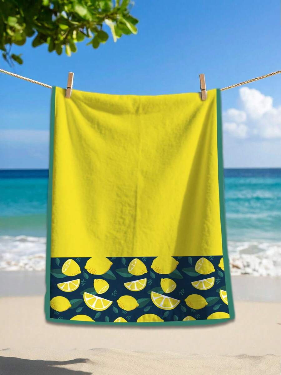 Microfiber Beach Towel – 75x150 Cm – Lightweight, Absorbent & Quick-Drying Summer Towel – Made In Turkey - Khaki - View 1