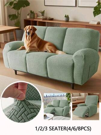 1/2/3seater Recliner Sofa Covers For Living Room Sofa Relax Armchair Slipcovers Stretch Reclining Couch Covers Furniture Covers