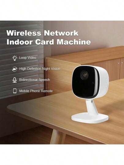 High Definition WiFi Slimme Home Security Camera Voice Intercom, Night Vision, Motion Alarm APP Viewing USB Power Indoor/Outdoor Monitoring System, System Stylish Wit Small view 4