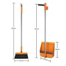 Broom And Dustpan Set, Thickened High-End Household Broom Wholesale, Broom, Dustpan, Upgraded Dual-Use Broom, Broom And Mop Combination, Multi-Color, Purple Preferred By Housewives, Suitable For Cleaning Floors, Tiles In Living Room, Bedroom, Kitchen