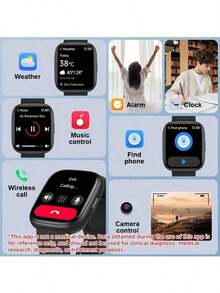 [Intelligenter Assistent Alexa] Smartwatch, Fitness Tracker mit 1,83" Touchscreen, Fitness-Uhr mit Herzfrequenz- und Schlafüberwachung, Schrittzähler für Männer und Frauen, Aktivitätstracker IP68 wasserdicht, 300mAh Akku mit langer Laufzeit, Smartwatch Sport, schönes Geschenk für Frauen und Männer