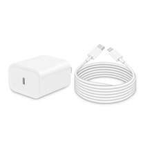 20W 充电器套装 - 20W 快速充电器适配器 + 200 厘米高效数据同步快速充电线，兼容 14/13/12/11 Pro Plus/XS/XR/8/7/9 系列 - 美規A型插(110-127V) - 查看 11