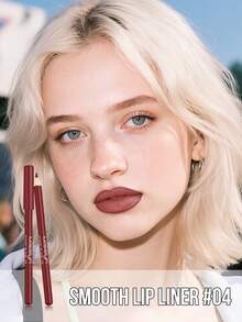 Misslyn Matita per labbra liscia, fondotinta Colorstay, rossetti a lunga tenuta dai colori intensi, applicazione morbida, matita per labbra, trucco Y2K per feste, spiaggia, viaggi, vacanze, campeggio, all'aperto, regalo, moda rosa, nuovo anno, cosmetica, cosplay, migliore viaggi, festival, colore, campus scolastico, fascino, Capodanno cinese, naturale, alto pigmento, trucco labbra naturale, matite morbide, lunga tenuta, ultra fine, opaco, regali di San Valentino, vegano, senza crudeltà