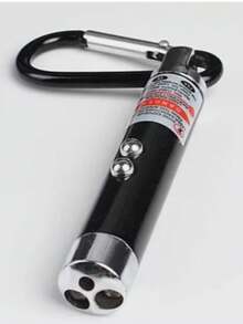 Chaveiro Laser 3in1 Lanterna Led - Preto - Preto - Visão 1