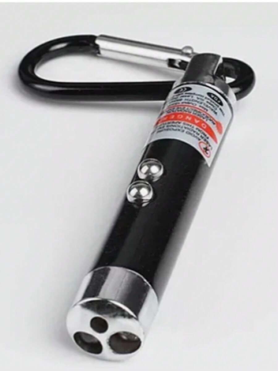Chaveiro Laser 3in1 Lanterna Led - Preto - Preto - Visão 1