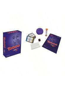 1件禁忌游戏，标准禁忌游戏，趣味十足的桌游，成人派对家庭聚会卡牌游戏，圣诞节感恩节假日礼物，游戏礼物，家庭聚会娱乐卡牌游戏，朋友聚会卡牌桌游，假日旅行娱乐游戏，情侣卡牌桌游 - 紫色 - 查看 2