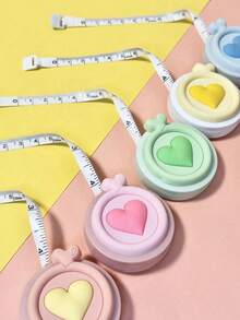 1pc Retractable Dual-Sided Body Tape Measure (150cm/60in) – Soft Flexible Cloth Tape For Tailoring, Sewing, Fitness & Weight Loss – Portable Stylish Design (More Colors) - Multicolor - View 5