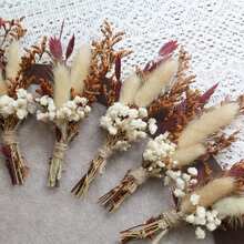 6/12/20 Mini Dried Flowers Ivory Dry Flowers, Natural Gypsophila Branches For Wedding, Home Table Vase Decor, DIY Wreath Floral, Fall Thanksgiving Autumn Decoration