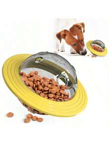 Trwałe, odporne na gryzienie zabawki dla psów, piłka do karmienia Puzzle, zabawki dla zwierząt na zewnątrz, miska dozująca karmę - Żółty - Zobacz 9