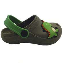 Children's Slippers For Boys And Girls With 3D Capybara Designs - Dinosaurio verde militar - Ver 6