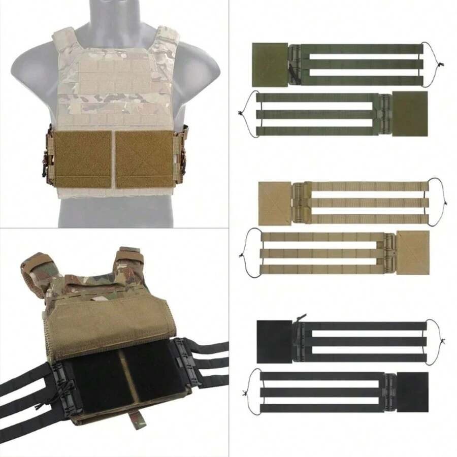 Set di fibbie a rilascio rapido per gilet tattici, adatto per cintura laterale, cintura e accessori per gilet JPC, CPC, NCP 420