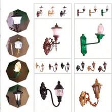 2 件 LED 3V 模型灯、立体模型建筑材料、发光路灯、壁灯、路灯、庭院灯 - As photo - 查看 7