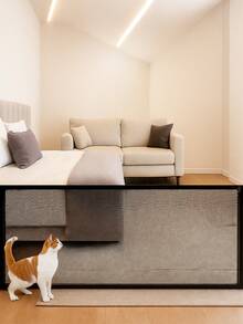 1pc, Pet Polyester Small Gate, Pet Fence, Protect Baby And Family Protection Pet Containment Netting, No-Drill Pet Barrier, Dog Obstacle Protection Fence, Adjustable Portable Foldable Easy Install, Stair Barrier For Pets, Versatile And Space, Multiple Sizes (110 * 72cm&180 * 72cm)