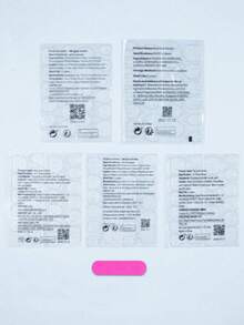 24 件 Y2K 升级版长棺材指甲，粉色渐变法式优雅简约别致奢华美甲套装，可拆卸假指甲适合节日、派对、约会、日常佩戴 - 西瓜粉 - 查看 6