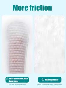 60pcs Portable Pet Grooming Wipes, Teeth, Chin, Dental Care, Finger Sleeve Wipes, Cats, Dogs Teeth Cleaning, Deodorizing