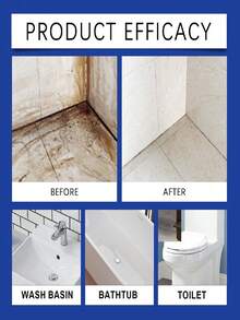 Bathroom Foam Cleaning Spray - This Multi-Functional Bathroom And Bathtub Cleaner Can Remove Stains And Dirt With Its Foaming Action. It Softens Surfaces And Enhances The Penetrating Power Of Detergents, Providing Stable Foam For Improved Cleaning Performance. The Strong Penetrating Formula Quickly Dissolves Common Bathroom Limescale And Soap Scum, Keeping Surfaces Smooth Without Damaging Various Bathroom Materials.