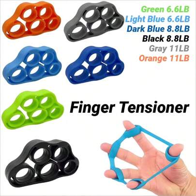 Silicone Five-Finger Stretching Trainer, Hand Expander, Wrist Stretcher, Finger Grip Strength Exerciser, Rehabilitation Stretching Tool