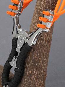 1pc High Precision Outdoor Hunting Slingshot, Powerful Professional Slingshot Frame, Suitable For Adults/Children, Outdoor Hunting With Rubber Bands
